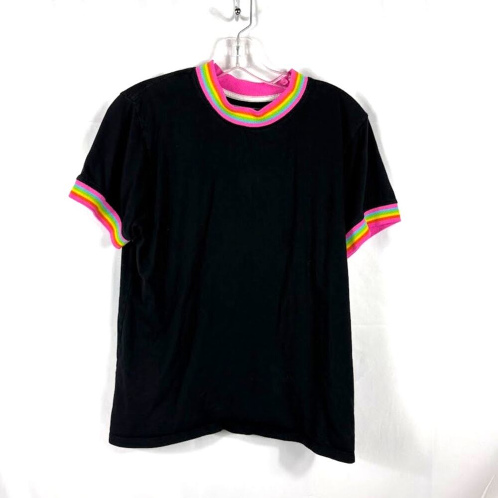 Big Bud Los Angeles M T-Shirt Ringer Rainbow